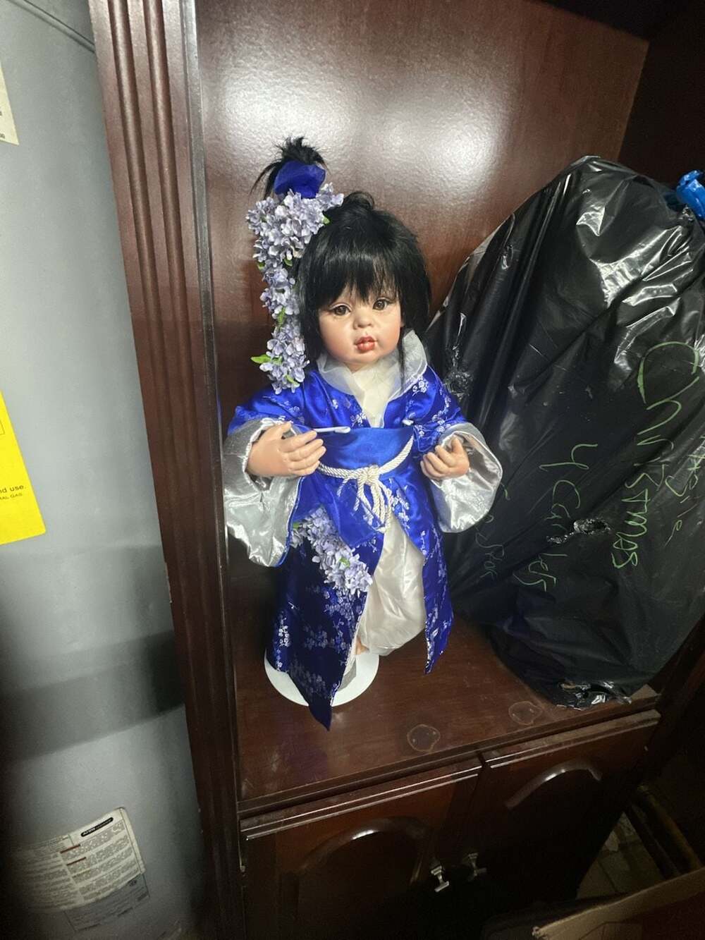 Fayzah Spanos Tea Time Tea Baby Asian Vinyl Collector Doll